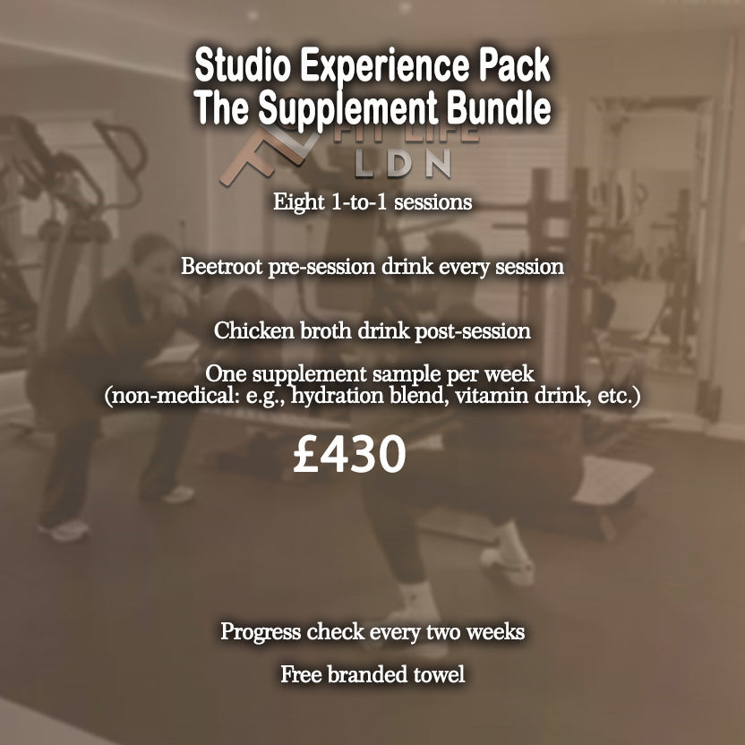 Advertisement for a private studio VIP membership Personal Training Package with level 3 qualified trainer in private studio gym in London Southall
