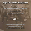 Advertisement for a private studio VIP membership Personal Training Package with level 3 qualified trainer in private studio gym in London Southall